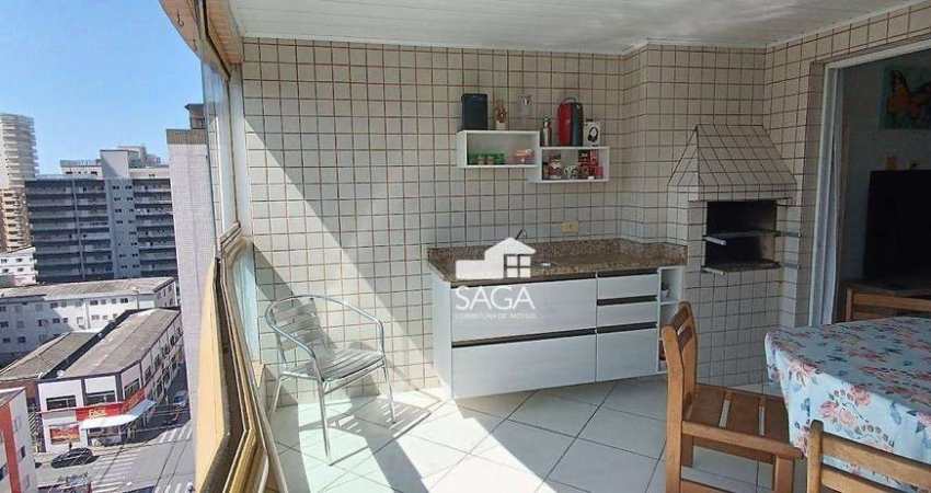 Apartamento com 2 dormitórios à venda, 81 m² por R$ 485.000 - Tupi - Praia Grande/SP