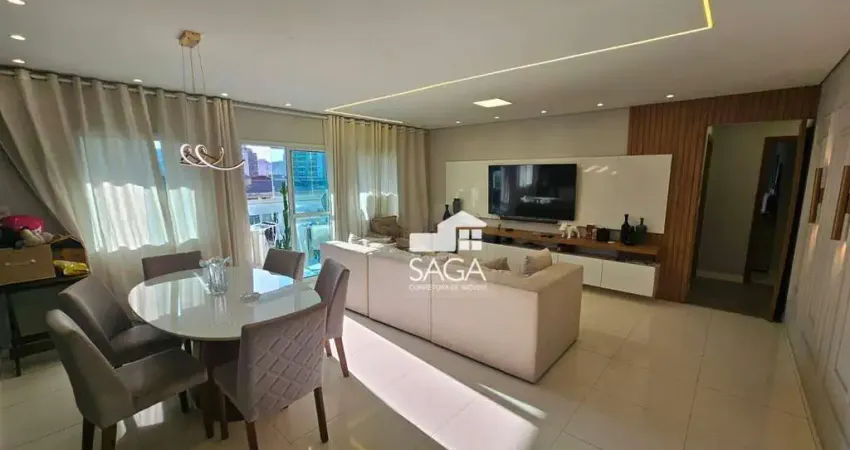 Apartamento com 4 dormitórios à venda, 156 m² por R$ 1.200.000,00 - Canto do Forte - Praia Grande/SP