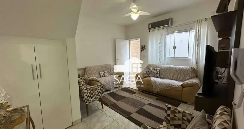 Casa com 2 dormitórios à venda, 68 m² por r$ 535.000,00 - canto do forte - praia grande/sp