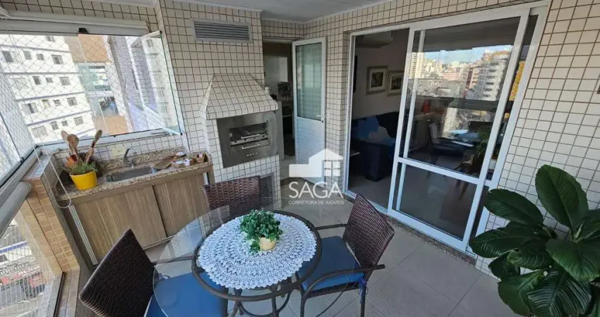 Lazer de Clube! Apartamento com 2 dormitórios à venda, 104 m² por R$ 765.000 - Boqueirão - Praia Grande/SP