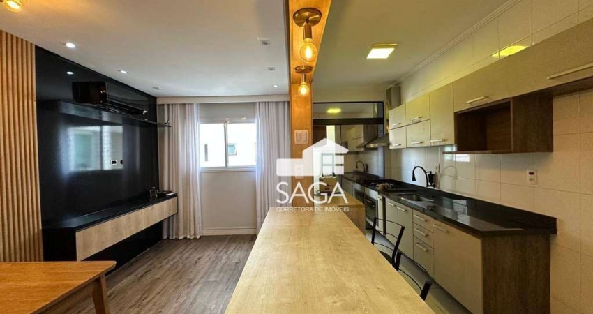 Apartamento com 2 dormitórios à venda, 60 m² por R$ 399.000,00 - Vila Guilhermina - Praia Grande/SP