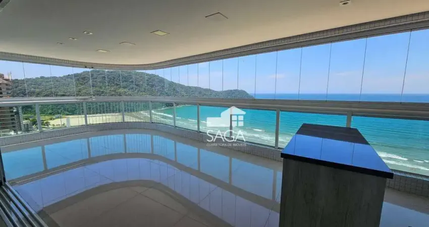 Apartamento com 3 dormitórios para alugar, 200 m² por R$ 18.000,00/mês - Canto do Forte - Praia Grande/SP