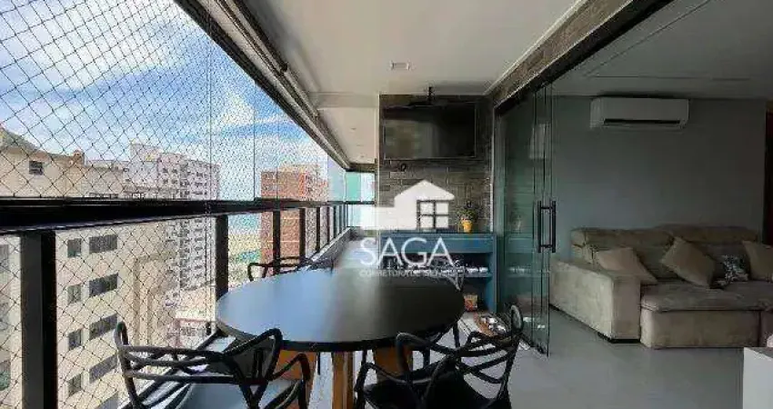 Apartamento com 3 dormitórios à venda, 118 m² por R$ 1.755.000,00 - Canto do Forte - Praia Grande/SP