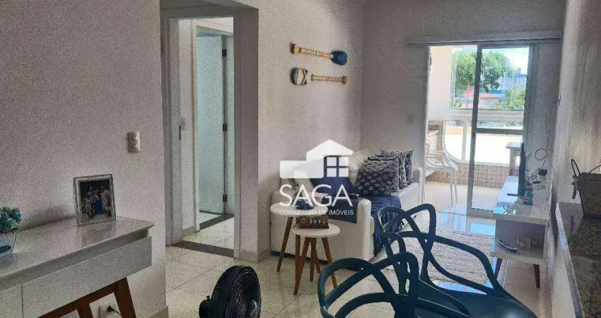 Apartamento com 2 dormitórios à venda, 65 m² por R$ 450.000 - Aviação - Praia Grande/SP