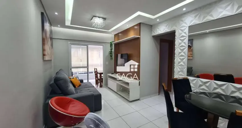Apartamento com 2 dormitórios à venda, 61 m² por R$ 465.000 - Aviação - Praia Grande/SP