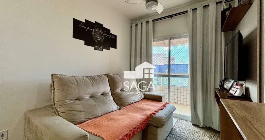 Apartamento com 2 dormitórios à venda, 54 m² por R$ 400.000,00 - Vila Guilhermina - Praia Grande/SP