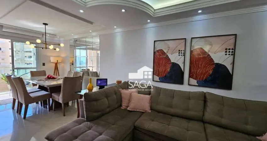 Apartamento com 3 dormitórios à venda, 127 m² por R$ 870.000,00 - Vila Guilhermina - Praia Grande/SP