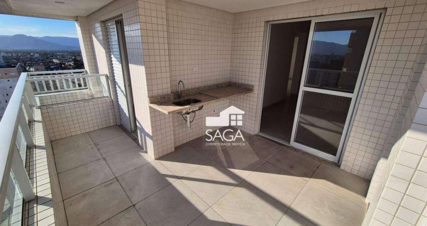 Apartamento com 2 dormitórios à venda, 877 m² por R$ 640.000,00 - Aviação - Praia Grande/SP