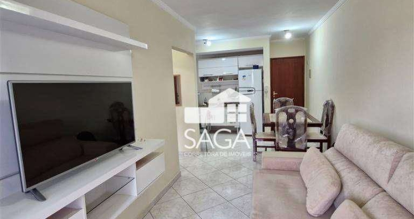 Apartamento com 1 dormitório à venda, 50 m² por R$ 355.000,00 - Balneário Pires - Praia Grande/SP