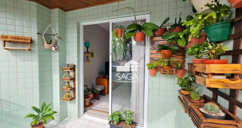 Apartamento 2 dormitórios, 1 suíte com vaga de garagem e Vista Mar na Guilhermina