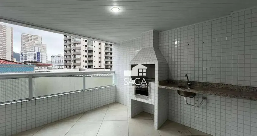 Apartamento com 2 dormitórios à venda, 105 m² por R$ 600.000,00 - Vila Guilhermina - Praia Grande/SP