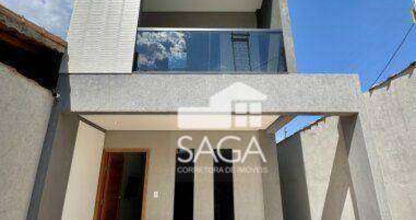 Casa com 3 dormitórios à venda por R$ 935.000,00 - Aviação - Praia Grande/SP