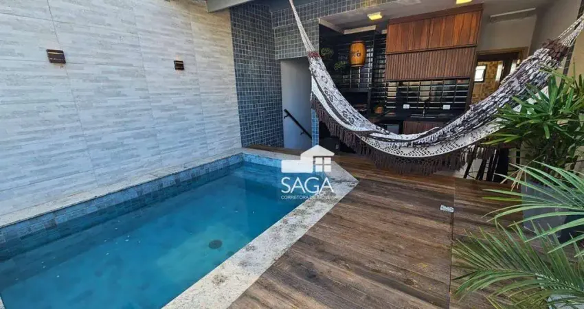 Casa com 3 dormitórios à venda, 157 m² por R$ 1.500.000 - Vila Guilhermina - Praia Grande/SP