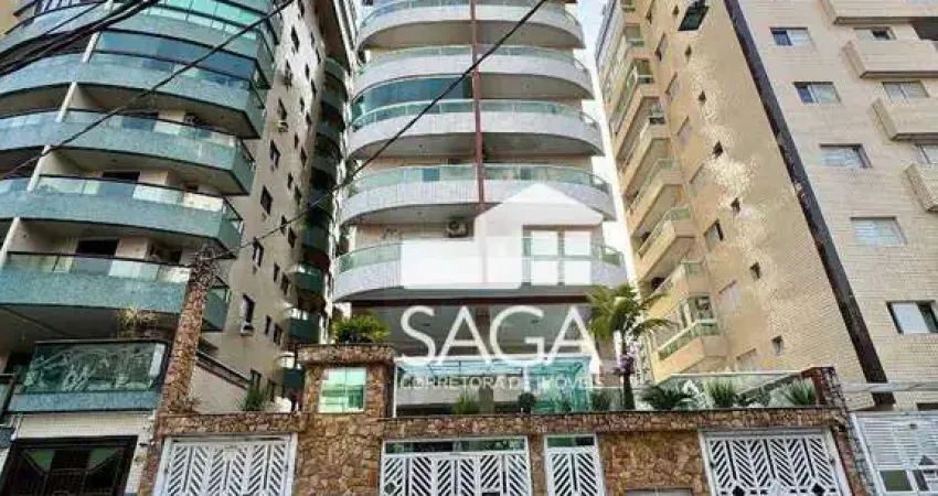 Apartamento com 2 dormitórios à venda, 75 m² por r$ 465.000,00 - vila guilhermina - praia grande/sp