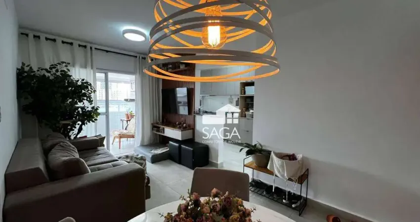 Apartamento com 2 dormitórios à venda, 71 m² por R$ 525.000,00 - Vila Guilhermina - Praia Grande/SP
