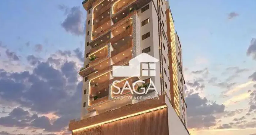 Entrada: r$ 29.900,00! apartamento com 2 dormitórios à venda, 57 m² por r$ 503.480 - vila guilhermina - praia grande/sp
