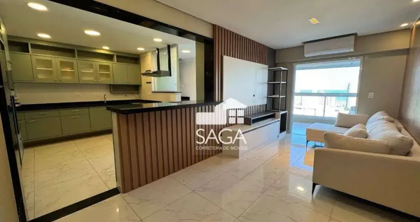 Apartamento com 3 dormitórios à venda, 148 m² por r$ 1.790.000,00 - vila guilhermina - praia grande/sp