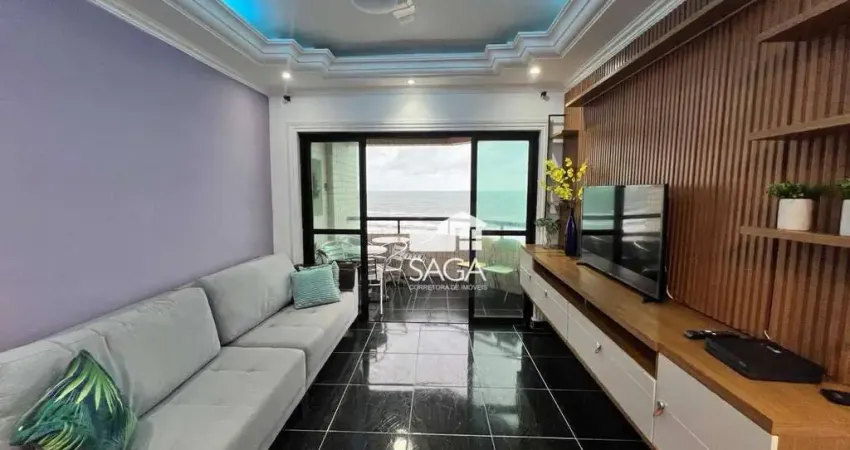 Apartamento com 2 dormitórios para alugar, 120 m² por r$ 4.500/mês - maracanã - praia grande/sp