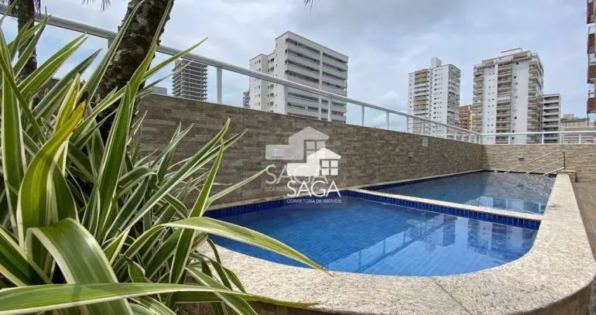 Apartamento com 2 dormitórios à venda, 72 m² por r$ 649.000,00 - vila guilhermina - praia grande/sp