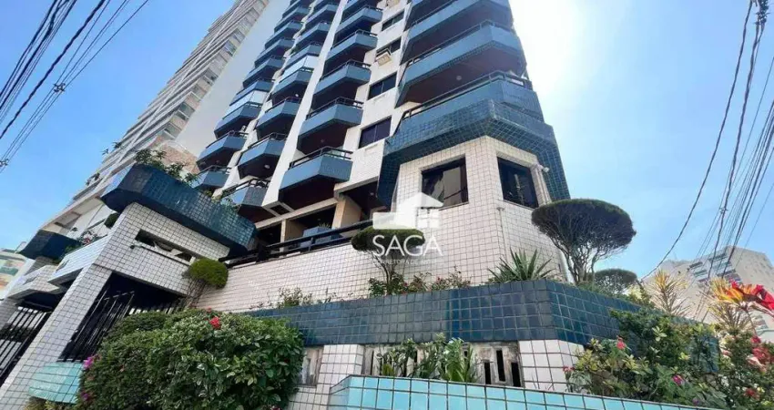 Apartamento com 1 dormitório à venda, 60 m² por r$ 340.000,00 - vila guilhermina - praia grande/sp