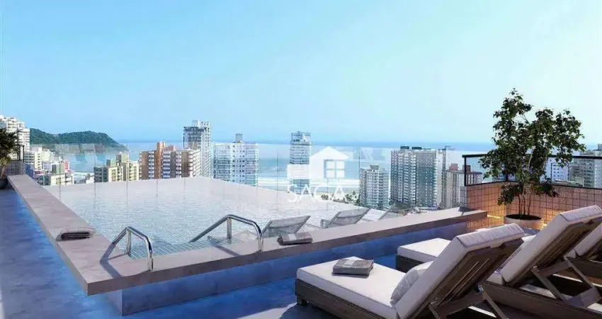 Apartamento com 2 dormitórios à venda, 80 m² por r$ 480.000 - boqueirão - praia grande/sp