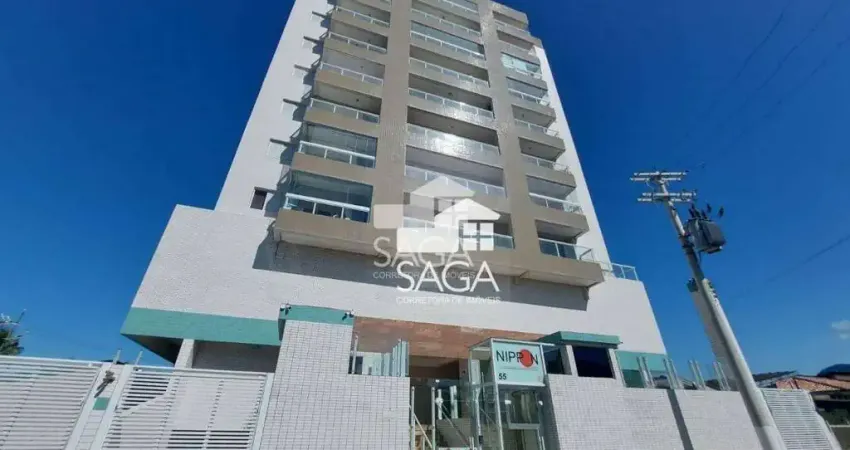 Apartamento com 1 dormitório à venda, 46 m² por r$ 345.000 - caiçara - praia grande/sp