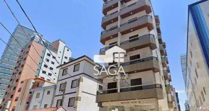 Apartamento com 1 dormitório à venda, 48 m² por r$ 280.000 - vila guilhermina - praia grande/sp