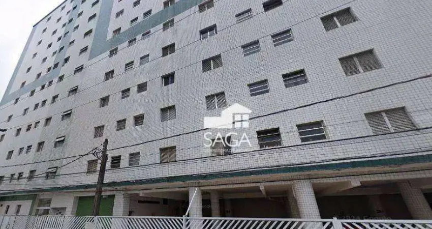 Kitnet com 1 dormitório à venda, 30 m² por r$ 245.000 - vila guilhermina - praia grande/sp