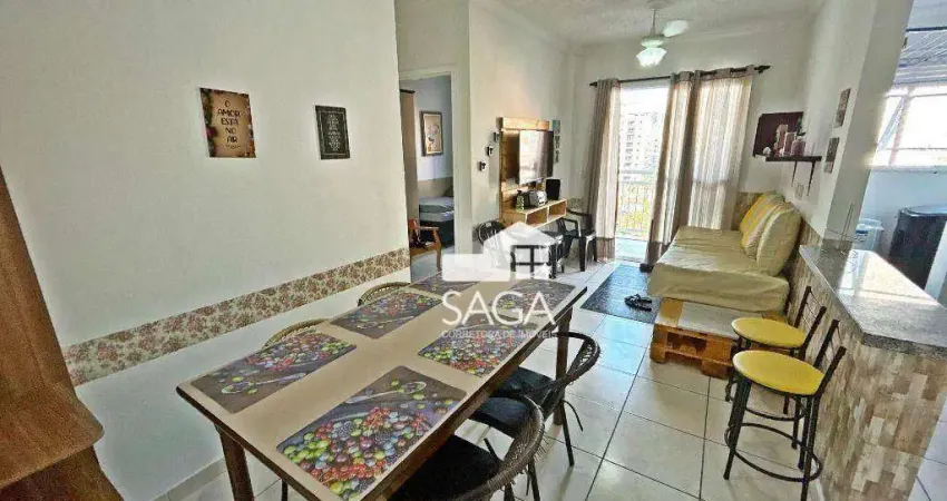 Apartamento com 2 dormitórios à venda, 54 m² por r$ 500.000 - ocian - praia grande/sp