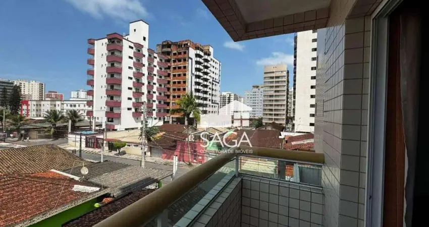 Apartamento com 1 dormitório à venda, 45 m² por r$ 299.000,00 - tupi - praia grande/sp