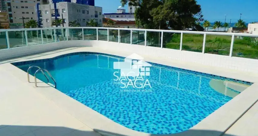 Apartamento com 2 dormitórios à venda, 75 m² por r$ 460.000 - caiçara - praia grande/sp