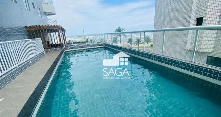 Apartamento com 3 dormitórios à venda, 129 m² por r$ 950.000 - caiçara - praia grande/sp