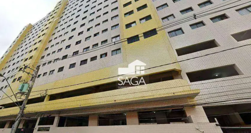 Apartamento com 1 dormitório à venda, 37 m² por r$ 200.000 - ocian - praia grande/sp