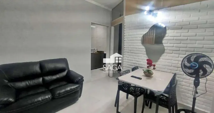 Kitnet com 1 dormitório à venda, 38 m² por r$ 230.000 - vila guilhermina - praia grande/sp