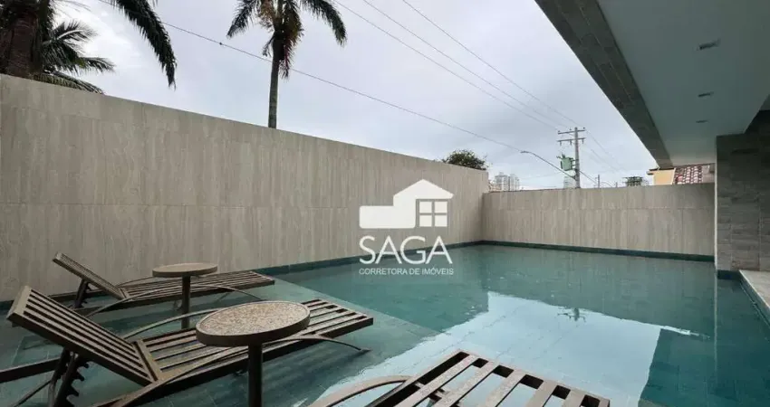 Apartamento novo com 2 dormitórios à venda, 88 m² por r$ 740.000 - canto do forte - praia grande/sp