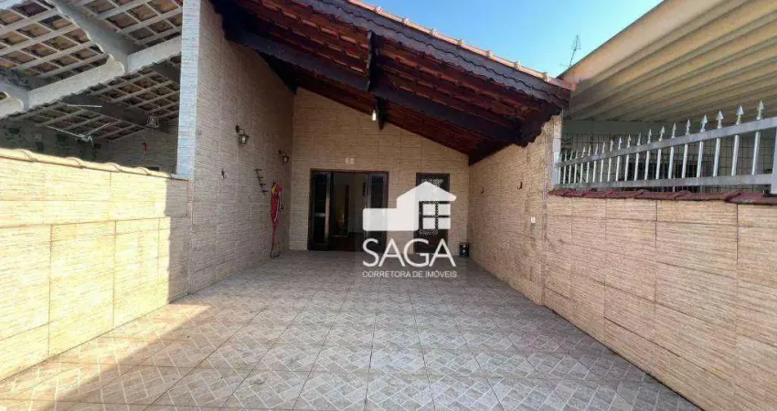 Casa com 2 dormitórios à venda, 100 m² por r$ 450.000 - solemar - praia grande/sp