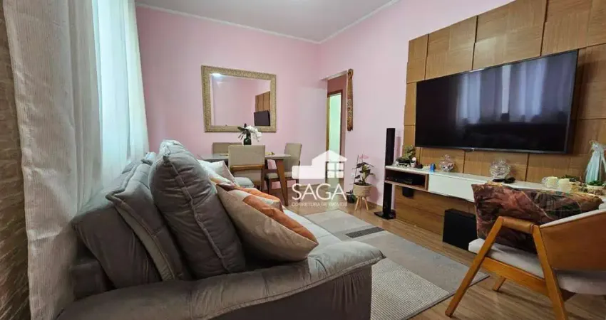 Apartamento com 2 dormitórios à venda, 70 m² por r$ 365.000,00 - vila guilhermina - praia grande/sp