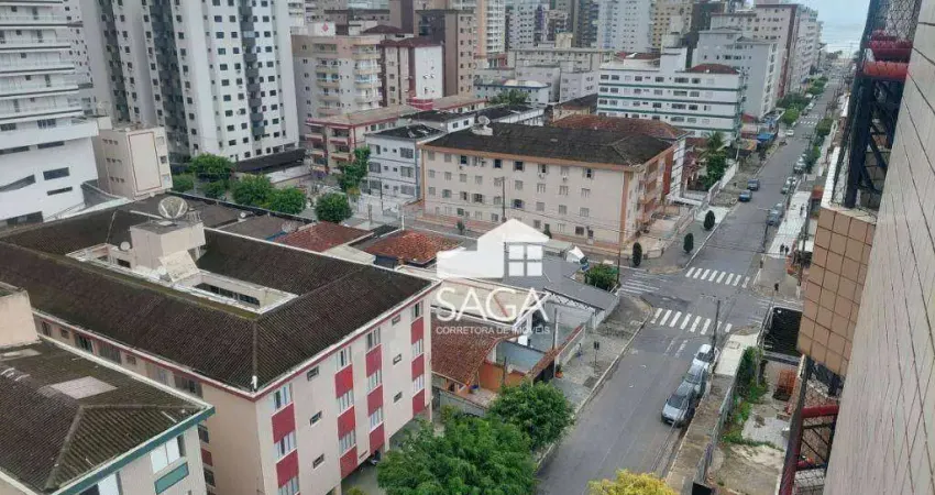 Apartamento com 2 dormitórios à venda, 84 m² por r$ 500.000 - canto do forte - praia grande/sp