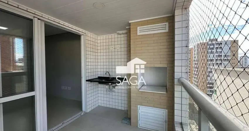 Apartamento com 2 dormitórios para alugar, 83 m² por r$ 5.500/mês - canto do forte - praia grande/sp