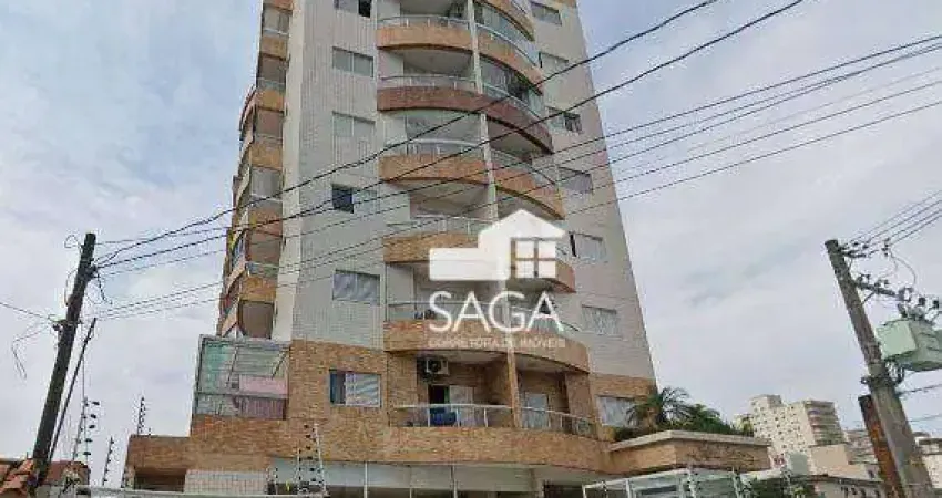 Apartamento com 1 dormitório à venda, 45 m² por r$ 330.000 - aviação - praia grande/sp