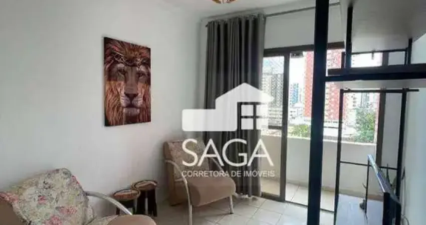 Apartamento com 1 dormitório à venda, 65 m² por r$ 375.000 - canto do forte - praia grande/sp