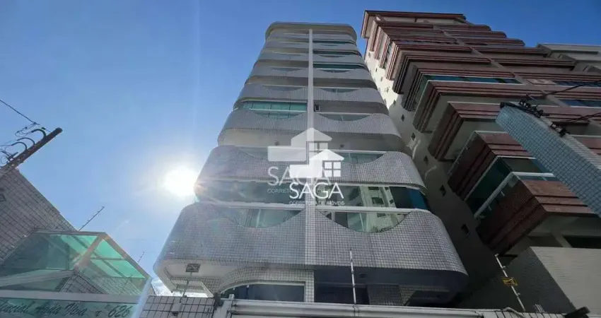 Apartamento com 1 dormitório para alugar, 44 m² por r$ 1.900/mês - vila guilhermina - praia grande/sp