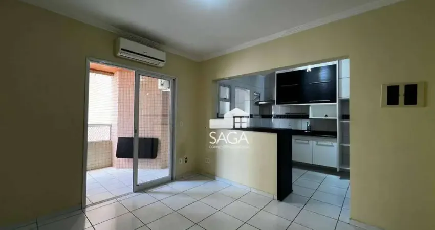 Apartamento com 1 dormitório à venda, 48 m² por r$ 340.000,00 - vila guilhermina - praia grande/sp
