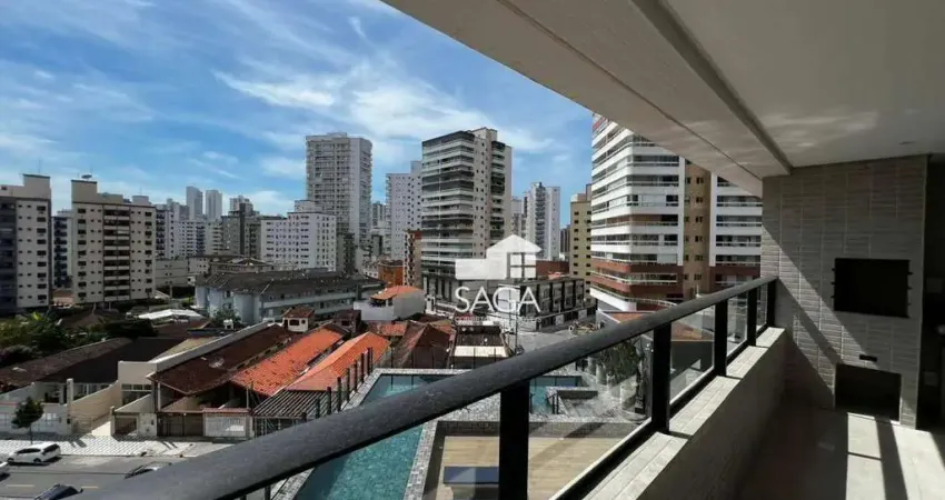 Apartamento com 2 dormitórios à venda, 71 m² por r$ 630.000 - guilhermina - praia grande/sp