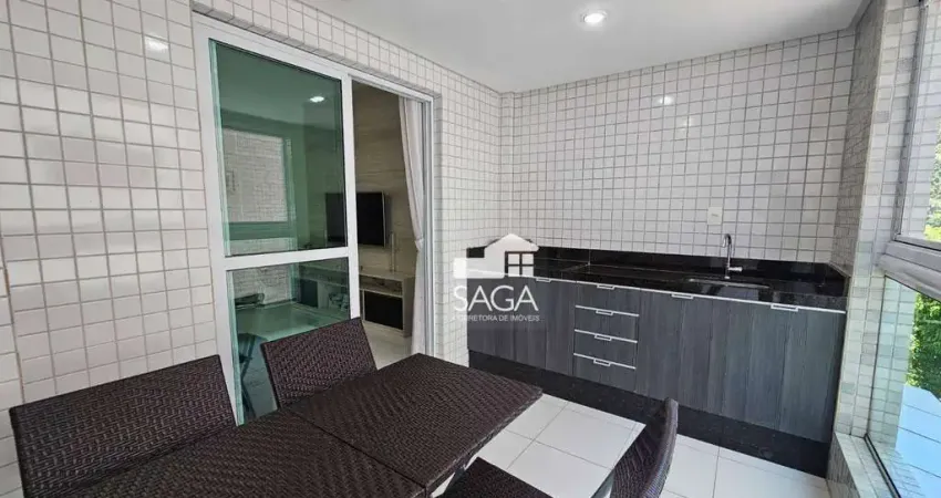 Na quadra do mar! Apartamento com 2 dormitórios à venda, 85 m² por R$ 850.000 - Canto do Forte - Praia Grande/SP