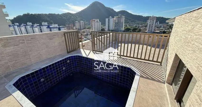 Cobertura com 3 dormitórios à venda, 200 m² por R$ 970.000,00 - Canto do Forte - Praia Grande/SP