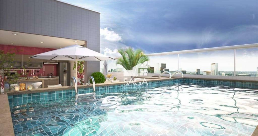 Apartamento com 2 dormitórios à venda, 76 m² por R$ 626.826,60 - Vila Guilhermina - Praia Grande/SP