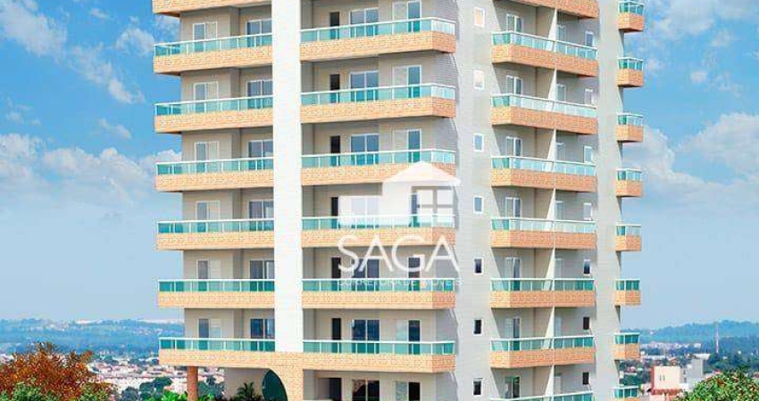Apartamento com 2 dormitórios à venda, 61 m² por R$ 464.747,96 - Caiçara - Praia Grande/SP