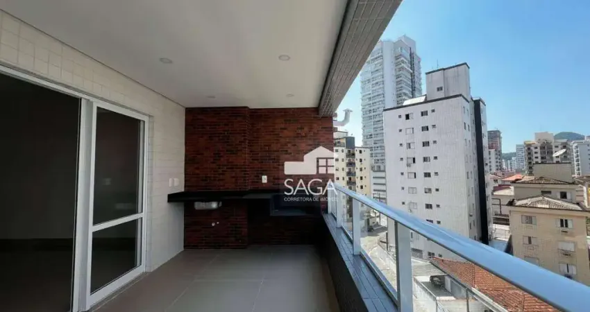 Apartamento com 3 dormitórios à venda, 107 m² por R$ 903.000,00 - Vila Guilhermina - Praia Grande/SP