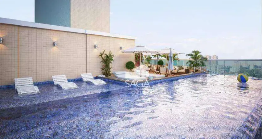 Apartamento com 2 dormitórios à venda, 54 m² por R$ 399.400,00 - Vila Guilhermina - Praia Grande/SP